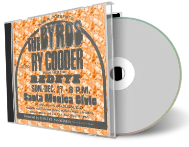 Artwork Cover of The Byrds 1970-12-27 CD Santa Monica Soundboard