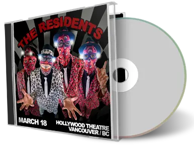 Artwork Cover of The Residents 2023-03-18 CD Vancouver Audience