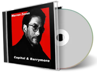 Artwork Cover of Warren Zevon Compilation CD Barrymore 1982-1989 Soundboard