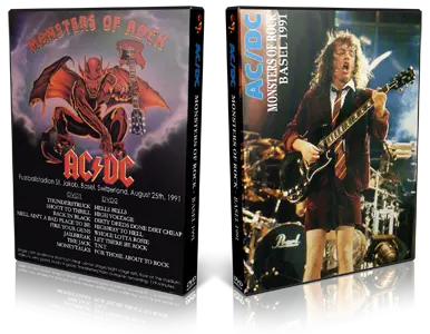 Artwork Cover of ACDC 1991-08-25 DVD Basel Audience