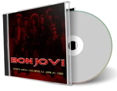 Artwork Cover of Bon Jovi 1989-04-21 CD San Diego Audience