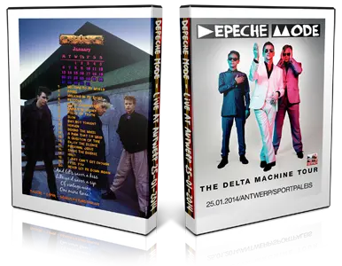 Artwork Cover of Depeche Mode 2014-01-25 DVD Antwerp Audience
