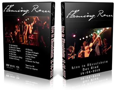 Artwork Cover of Flaming Row 2012-04-14 DVD Ruesselsheim Audience