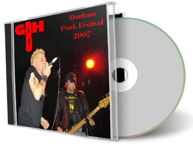 Artwork Cover of GBH 2007-09-22 CD Durham City Audience