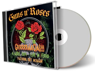 Artwork Cover of Guns N Roses 2014-04-06 CD Buenos Aires Audience