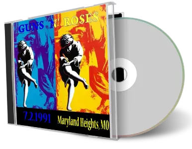 Artwork Cover of Guns N Roses 1991-07-02 CD St Louis Audience