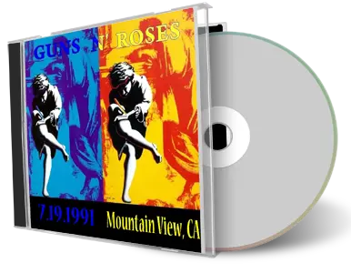 Artwork Cover of Guns N Roses 1991-07-19 CD Mountain View Audience