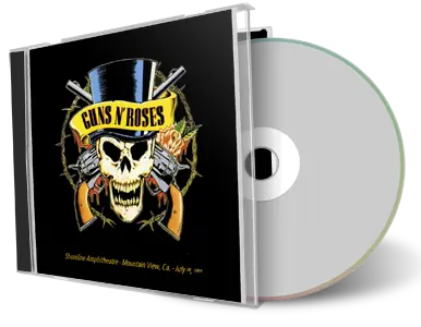 Artwork Cover of Guns N Roses 1991-07-20 CD Mountain View Audience