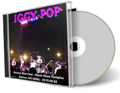 Artwork Cover of Iggy Pop 2015-08-28 CD Denver Audience