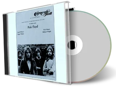 Artwork Cover of Pink Floyd 1972-05-02 CD New York Audience