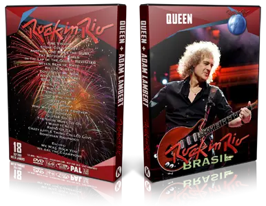 Artwork Cover of Queen and Adam Lambert 2015-09-18 DVD Rio de Janeiro Proshot