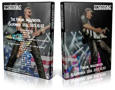 Artwork Cover of Scorpions 2015-10-03 DVD Los Angeles Audience