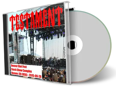 Artwork Cover of Testament 2015-08-28 CD Denver Audience