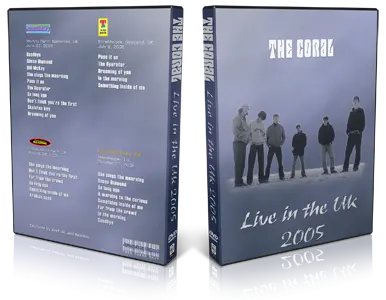 Artwork Cover of The Coral Compilation DVD Live in the UK 2005 Proshot