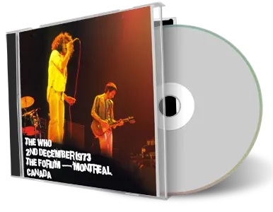Artwork Cover of The Who 1973-12-02 CD Montreal Audience
