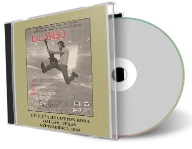 Artwork Cover of The Who 1989-09-03 CD Dallas Soundboard