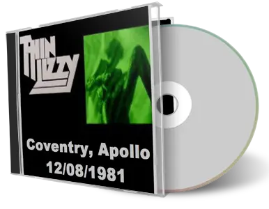 Artwork Cover of Thin Lizzy 1981-12-08 CD Coventry Audience