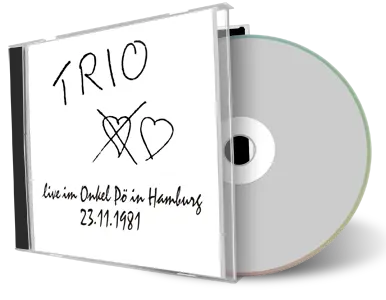 Artwork Cover of Trio 1981-11-23 CD Hamburg Soundboard