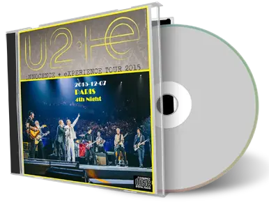 Artwork Cover of U2 2015-12-07 CD Paris Soundboard