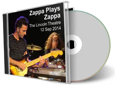 Artwork Cover of Zappa Plays Zappa 2014-09-12 CD Raleigh Audience