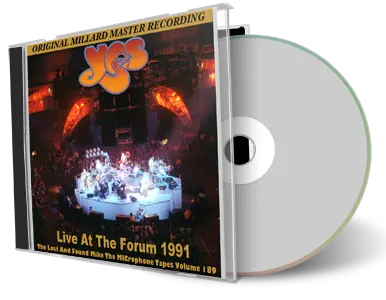 Artwork Cover of Yes 1991-05-15 CD Inglewood Audience