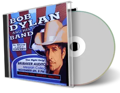 Front cover artwork of Bob Dylan 2004-11-06 CD Grantham Audience