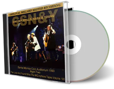 Front cover artwork of Csny 1990-04-01 CD Santa Monica Audience