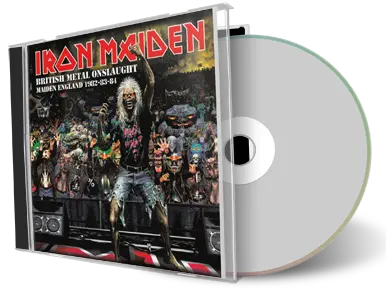 Front cover artwork of Iron Maiden Compilation CD British Metal Onslaught Audience