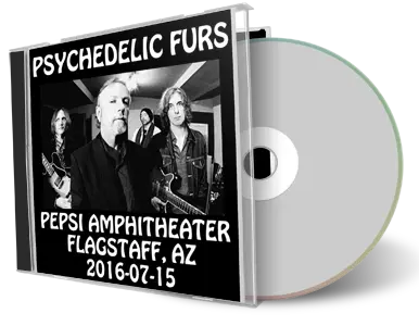 Front cover artwork of Psychedelic Furs 2016-07-15 CD Flagstaff Audience