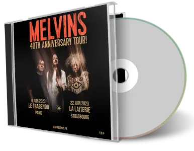 Front cover artwork of The Melvins 2023-06-22 CD Strasbourg Audience