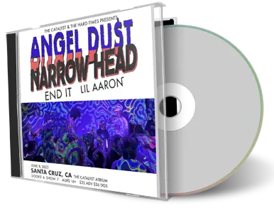 Front cover artwork of Angel Dust 2023-06-08 CD Santa Cruz Audience
