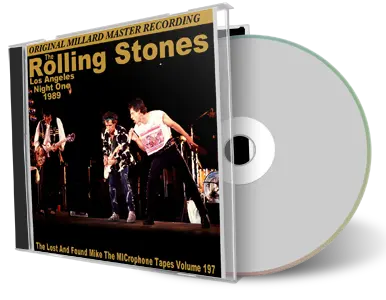 Front cover artwork of Rolling Stones 1989-10-18 CD Los Angeles Audience