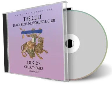 Front cover artwork of The Cult 2022-10-09 CD Los Angeles Audience