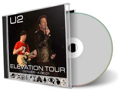 Front cover artwork of U2 2001-04-06 CD Denver Soundboard