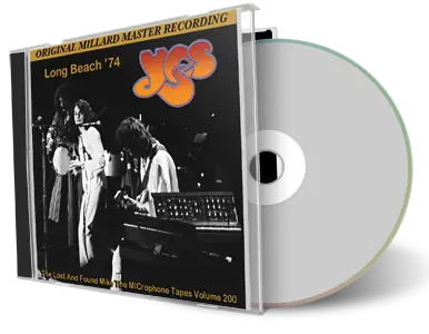 Front cover artwork of Yes 1974-03-19 CD Long Beach Audience
