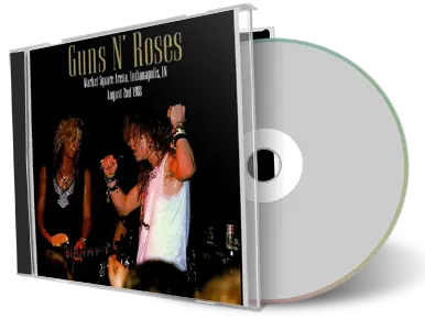 Front cover artwork of Guns N Roses 1988-08-02 CD Indianapolis Audience