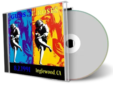 Front cover artwork of Guns N Roses 1991-08-02 CD Inglewood Audience