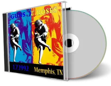 Front cover artwork of Guns N Roses 1992-01-07 CD Memphis Audience