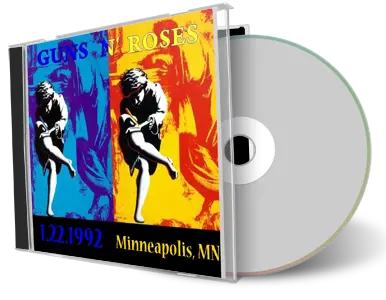 Front cover artwork of Guns N Roses 1992-01-22 CD Minneapolis Audience