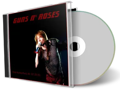Front cover artwork of Guns N Roses 1992-07-29 CD East Rutherford Audience