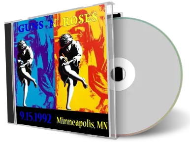 Front cover artwork of Guns N Roses 1992-09-15 CD Minneapolis Audience