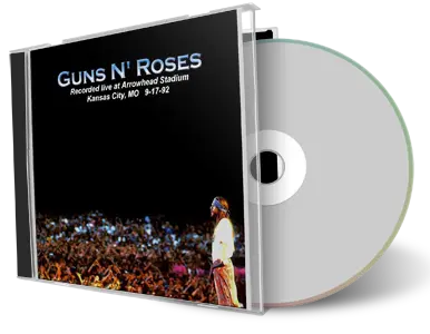 Front cover artwork of Guns N Roses 1992-09-17 CD Kansas City Audience