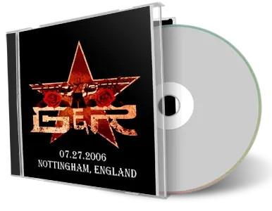 Front cover artwork of Guns N Roses 2006-07-27 CD Nottingham Audience