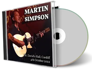 Front cover artwork of Martin Simpson 2022-10-04 CD Cardiff Audience