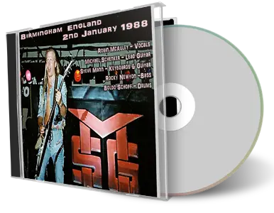 Front cover artwork of Michael Schenker Group 1988-01-02 CD Birmingham Audience
