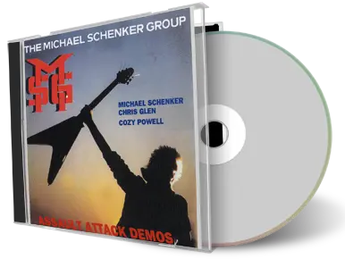 Front cover artwork of Michael Schenker Group Compilation CD Assault Attack Demos Soundboard