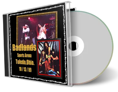 Front cover artwork of Badlands 1989-10-13 CD Toledo Audience