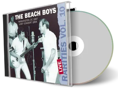 Front cover artwork of Beach Boys Compilation CD Dumb Angel Rarities Vol 10 Washington Dc 1967  Lost Concert 1964 Soundboard