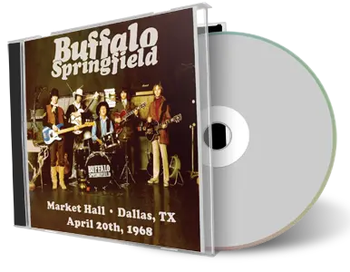 Front cover artwork of Buffalo Springfield Compilation CD Dallas 1968 Audience