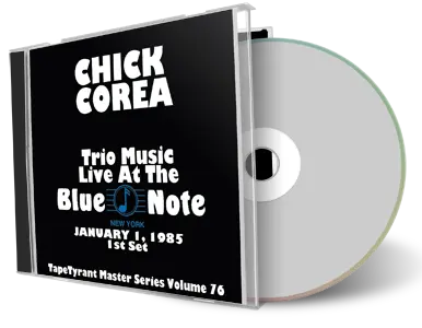Front cover artwork of Chick Corea Trio 1985-01-05 CD New York City Audience